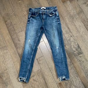 Zara distressed jeans